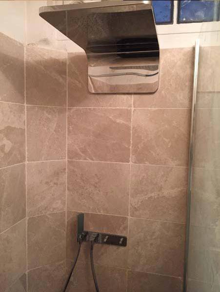 Douche neuve
